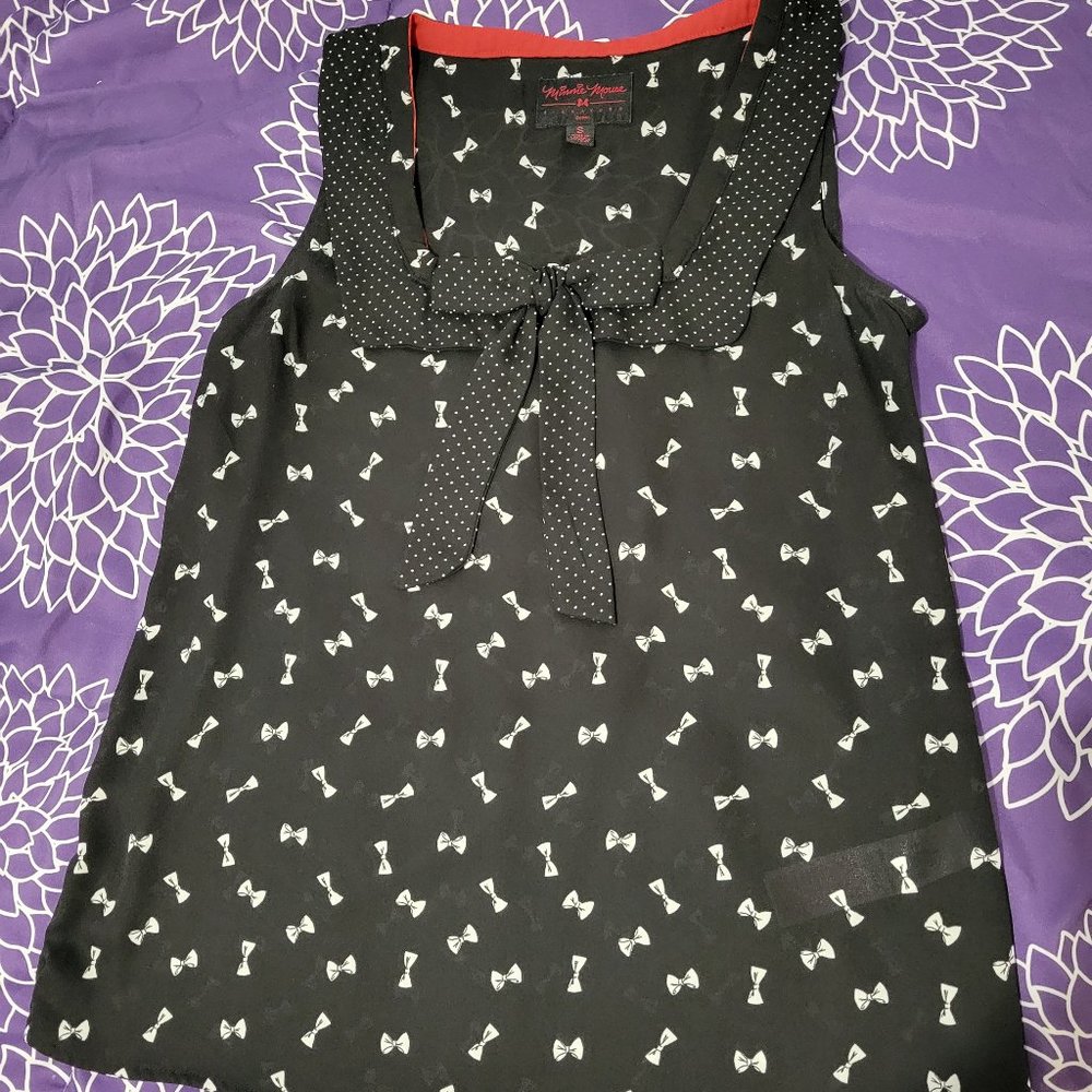 Minnie Mouse Signature collection Small bow blouse